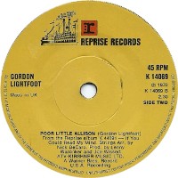 Gordon Lightfoot - Poor Little Allison